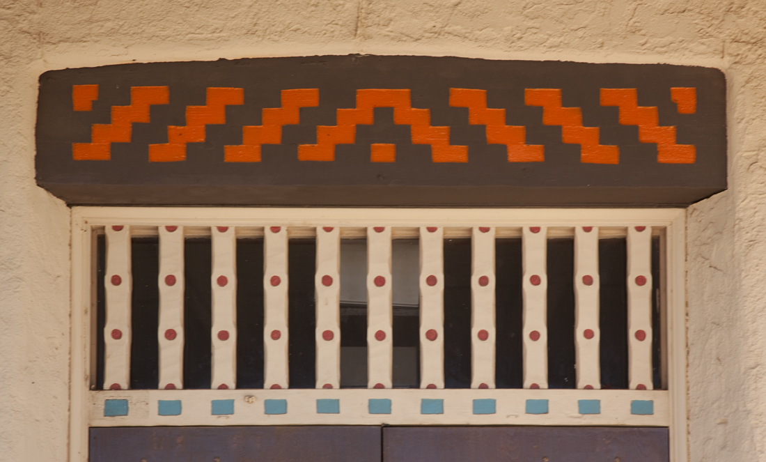 exterior detail from Naco Border station close up