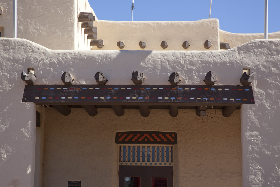 exterior detail from Naco Border station wider angle