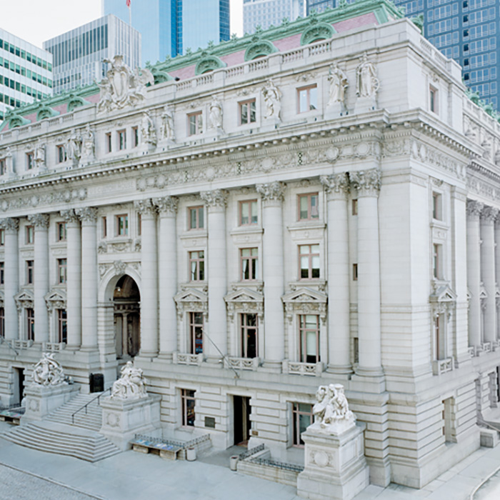 Alexander Hamilton U.S. Custom House, New York, NY, is an example of Beaux Arts Classicism style architecture