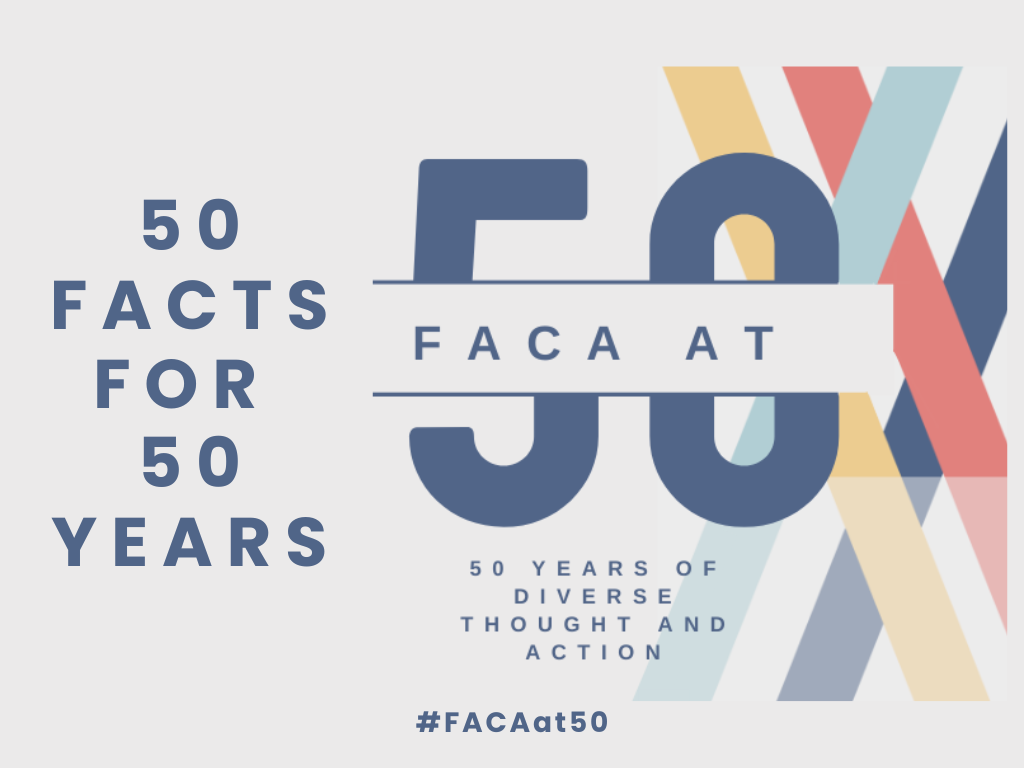 FACA at 50 image