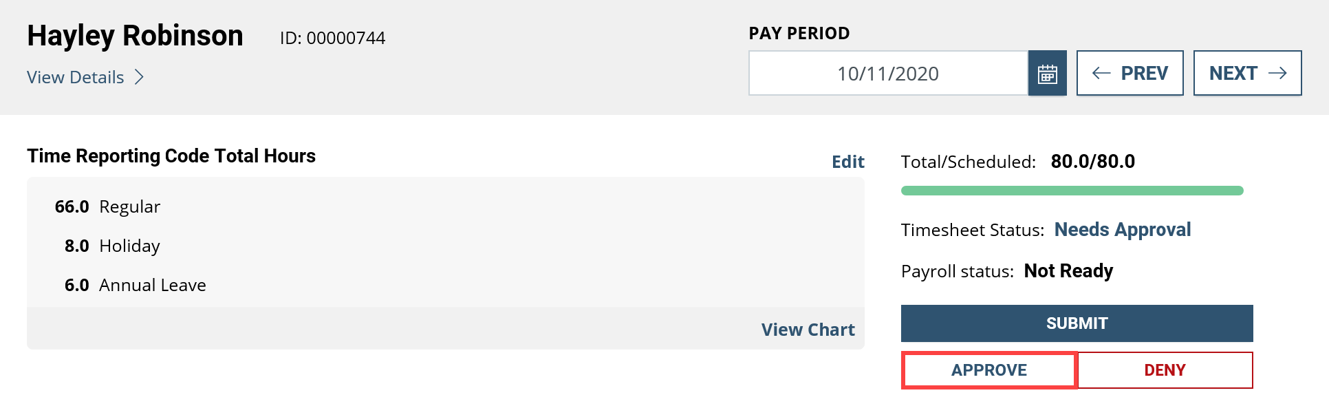 Screenshot of the Approve Submission with Yes, approved button highlighted
