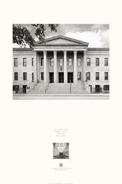 Poster of the exterior of U.S. Custom House, Savannah, Georgia