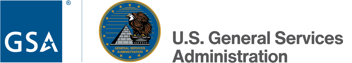 GSA logo and seal, U.S. General Services Administration