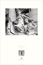 Poster of interior of Alexander Hamilton Custom House featuring the buildings rotunda ceiling