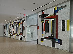 Photograph:'Metropolis' by Seymour Fogel, Jacob Javits Federal Building and Court of International Trade, New York NY