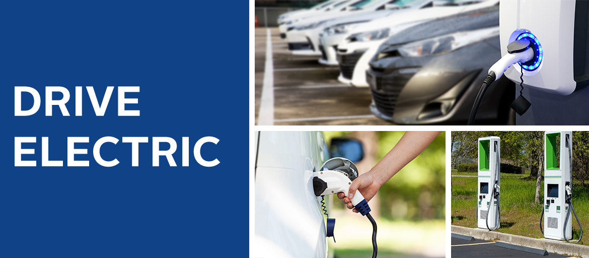 National Drive Electric Week with Photographs of Electric Cars and Charging Stations