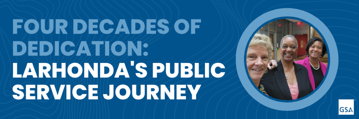 GSA Administrator Robin Carnahan, LaRhonda Erby-Spriggs and Krystal Brumfield, Associate Administrator, Office of Government-wide Policy