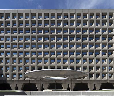 Exterior, Robert C. Weaver Federal Building, HUD headquarters, Washington DC