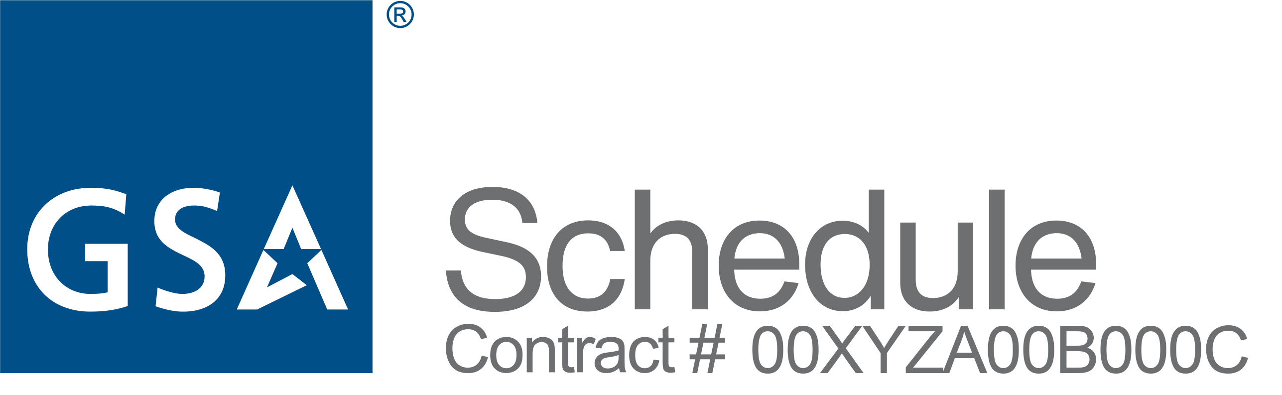 GSA Schedule Logo with Contract Number Image