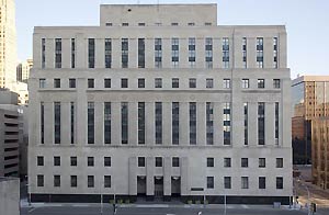 Exterior, Theodore Levin U.S. Courthouse, Detroit, MI