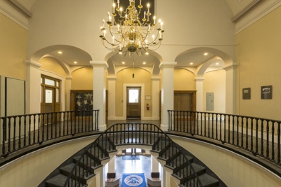 Lobby. U.S. Custom House, East Bay and Bull Streets, Savannah, Georgia
