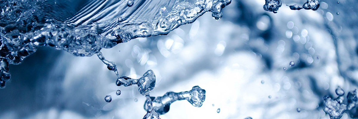 Abstract underwater image with bubbles and waves