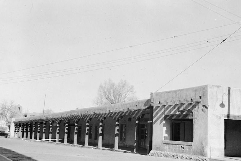 Palace of the Governors, Santa Fe, New Mexico, constructed 1610-1614.