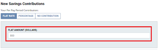 Flat amount dollars highlighted under flat rate