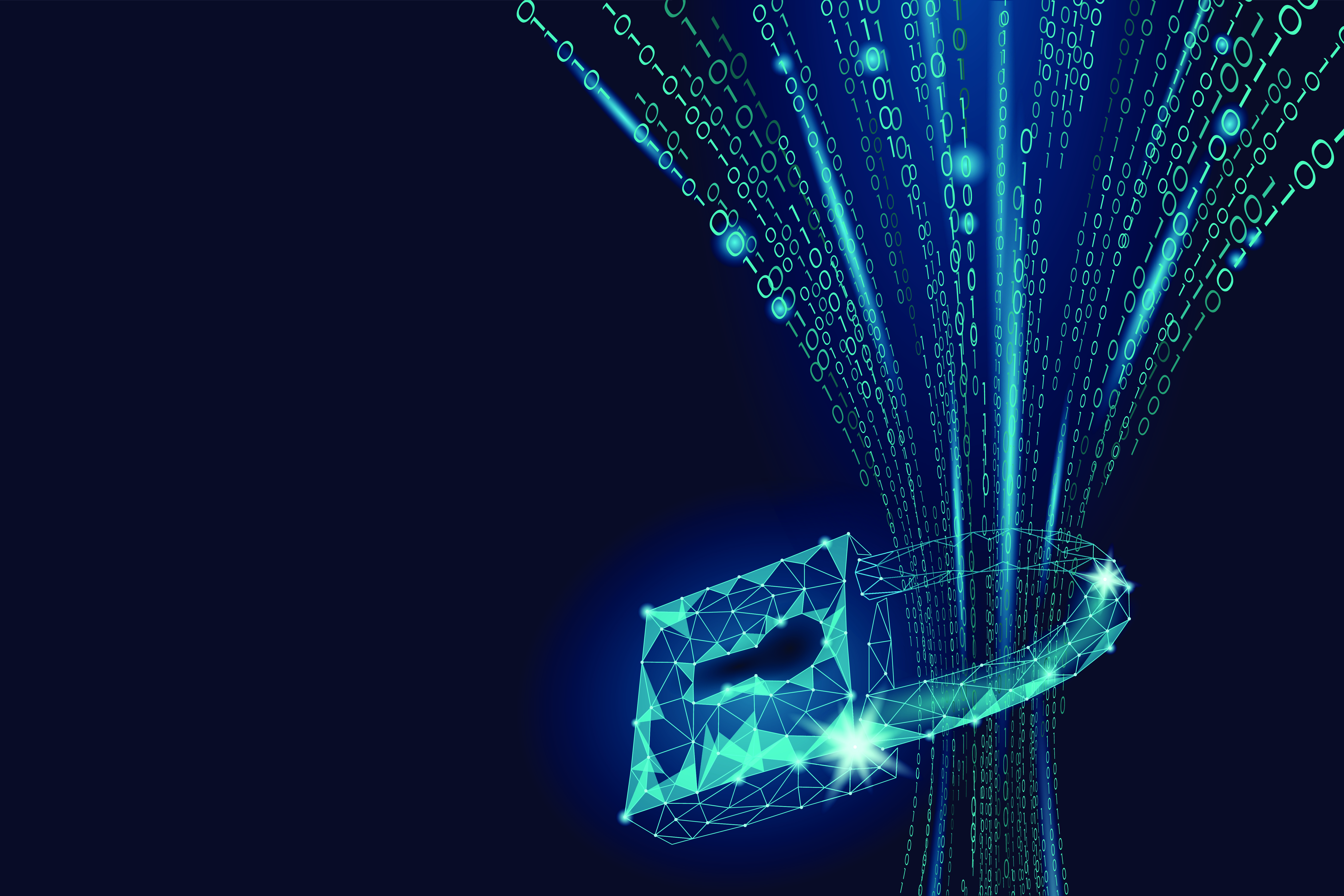 A cybersecurity padlock