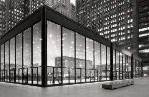 Image of a mid-century modern building