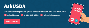 Ask USDA Info Graphic