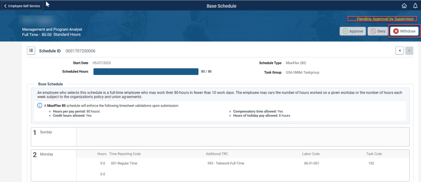 Create Base Schedule 14