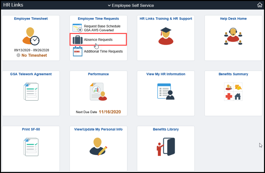 Edit Absence Request 1