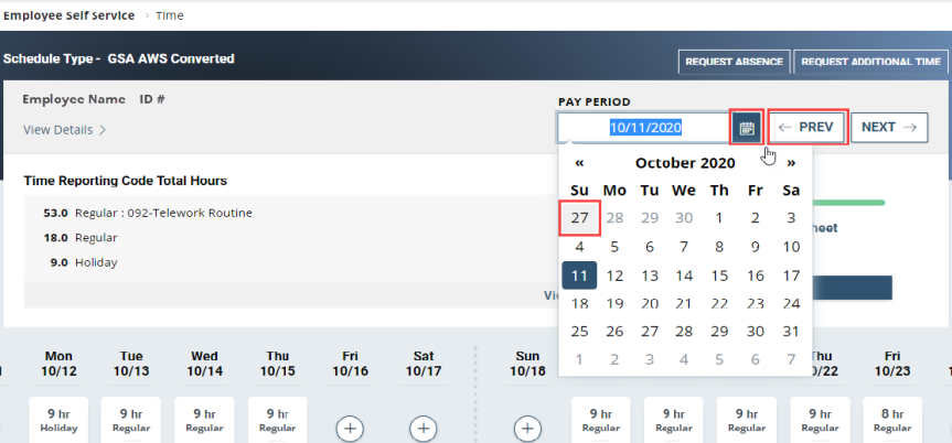Employee Timesheet Amend 2