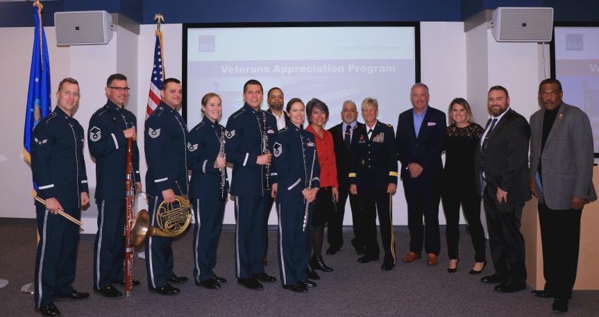 The Region 8 Veteran Program planning committee and event participants