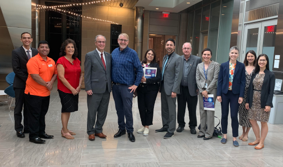 A delegation of City of Douglas representatives met with GSA officials in Washington