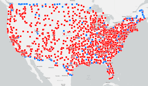 Map of all PBS Buildings (owned and leased)
