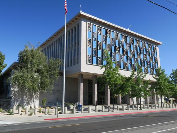 The C. Clifton Young Federal Building and U.S. Courthouse at 300 Booth St. in Reno