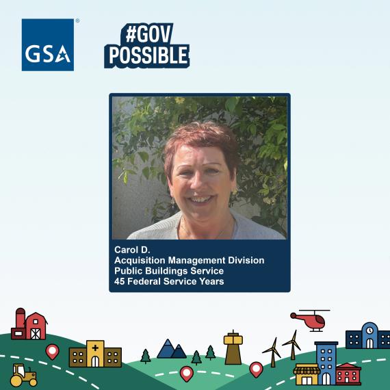 gsa govpossible Carol D