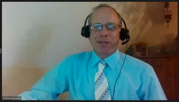 Bill Strobel presenting "Doing Business with GSA" for The Latino Coalition.