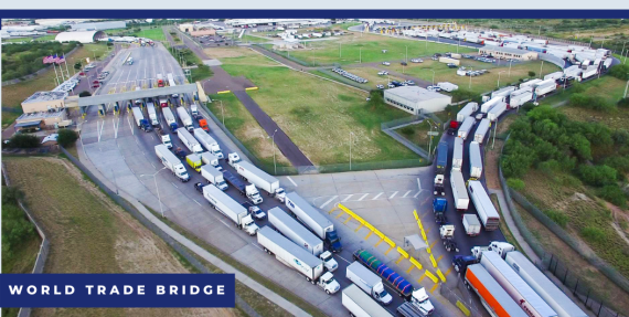Arial view of World Trade Land Port of Entry
