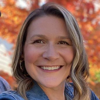 Amy Gutirrez is a white female with blond hair to her shoulders