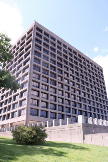 External view of Building 67 on the Denver Federal Center campus