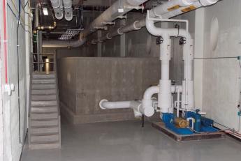 Chiller plant in the Byron Rogers Federal Building.