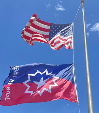 Two flag