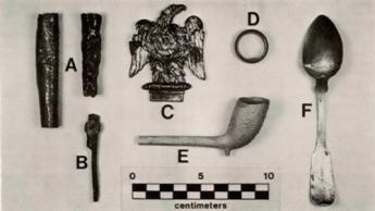 Miscellaneous artifacts. Photo courtesy of The Reality of the City: Urban Archaeology at the Telfair Site Savannah, Georgia. Honerkamp et al