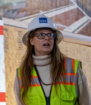 Erin Holcombe is a project manager being highlighted for Women's History Month