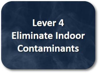 Lever 4 - Eliminate indoor contaminants