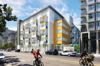 A rendering of what the new housing units will look like