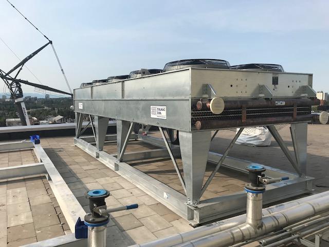 Dry chiller installed on Federal Building