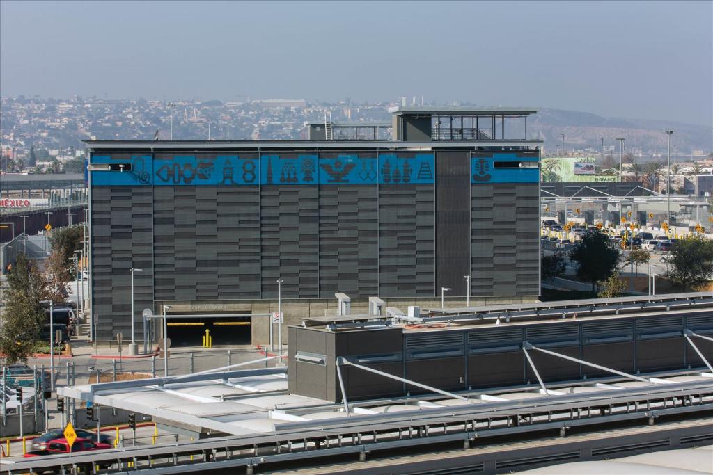 New employee parking garage at San Ysidro