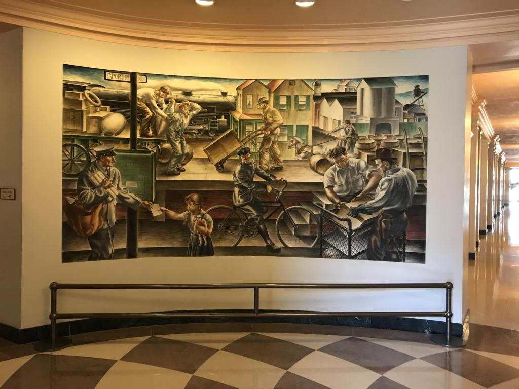 “Transportation of the Mail.” Photo by GSA.