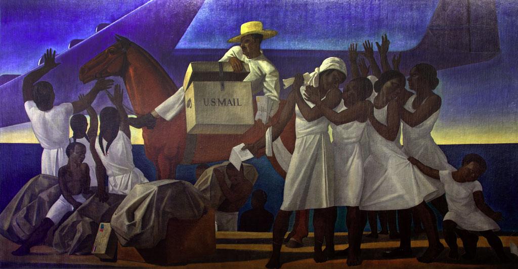 Rockwell Kent,“Mail Service in the Tropics.” 